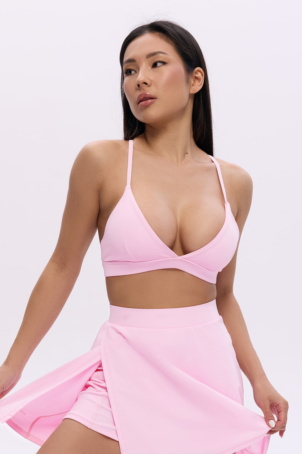 BLOOM PEONY RUSH TOP BRA + BLOOM PEONY RUSH SKIRTS SHORTS (Pre-order)