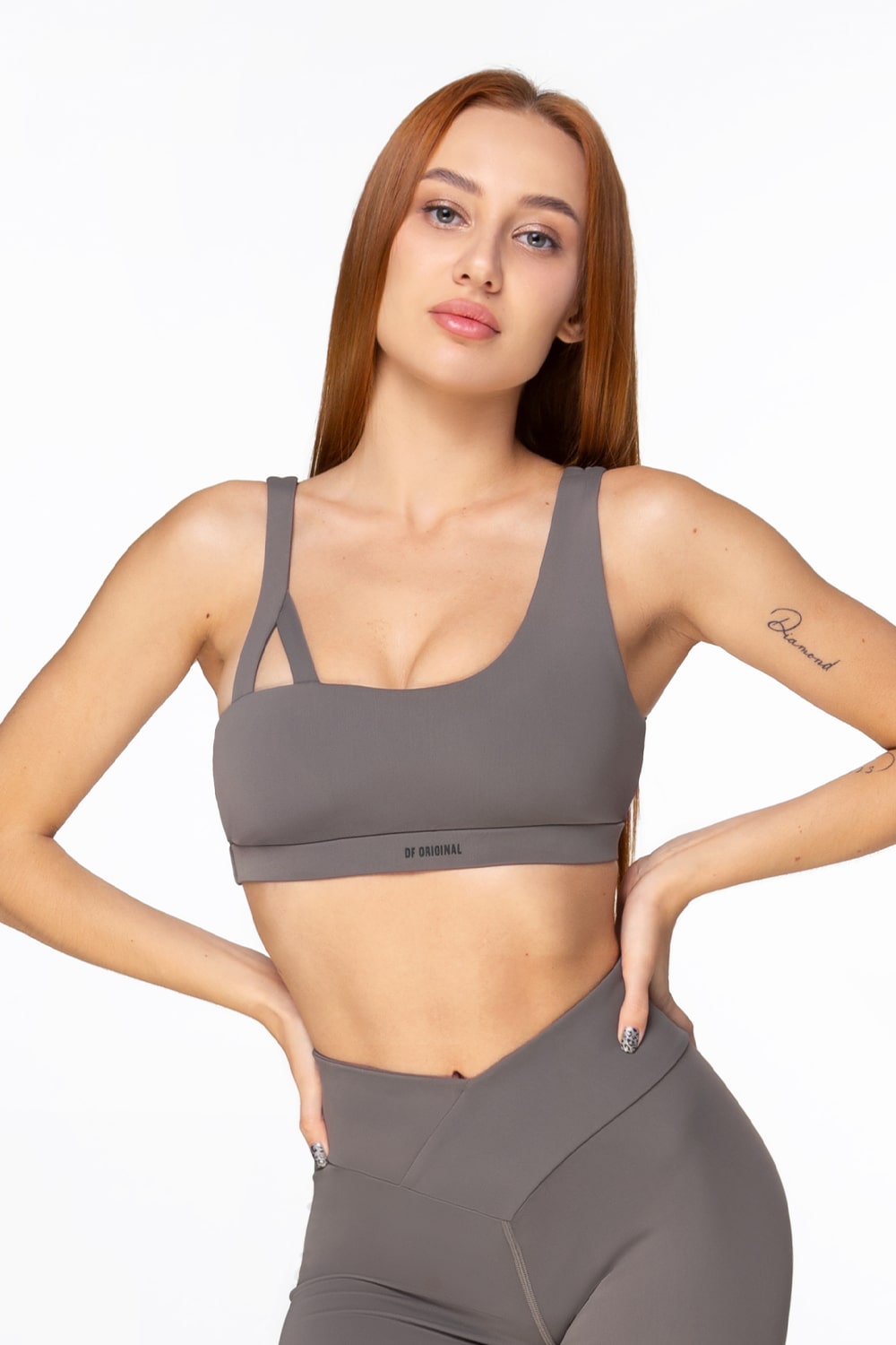 INTRO CHOCOLATE SPORTS TOP BRA