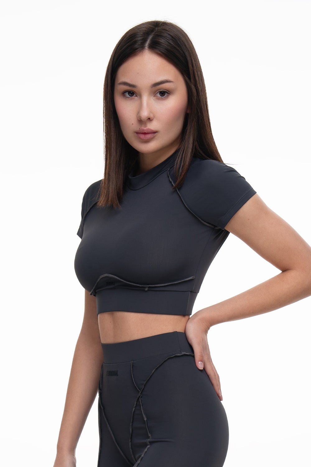 СПОРТИВНЫЕ ЛЕГГИНСЫ MAJESTIC STONE + СПОРТИВНЫЙ ТОП-ФУТБОЛКА MAJESTIC STONE