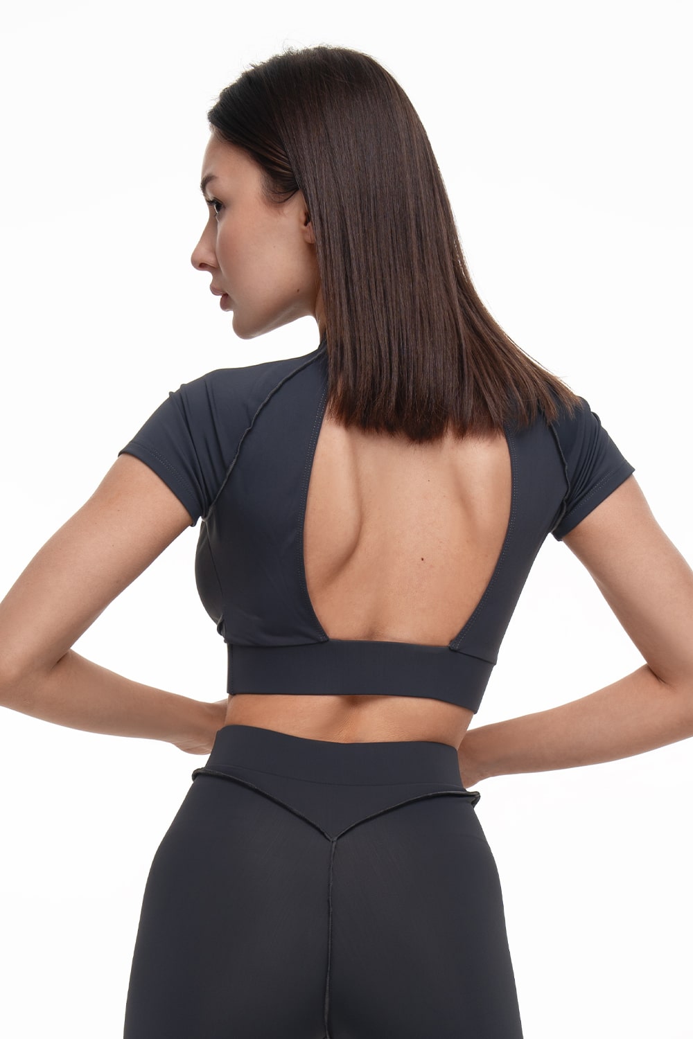 СПОРТИВНЫЕ ЛЕГГИНСЫ MAJESTIC STONE + СПОРТИВНЫЙ ТОП-ФУТБОЛКА MAJESTIC STONE