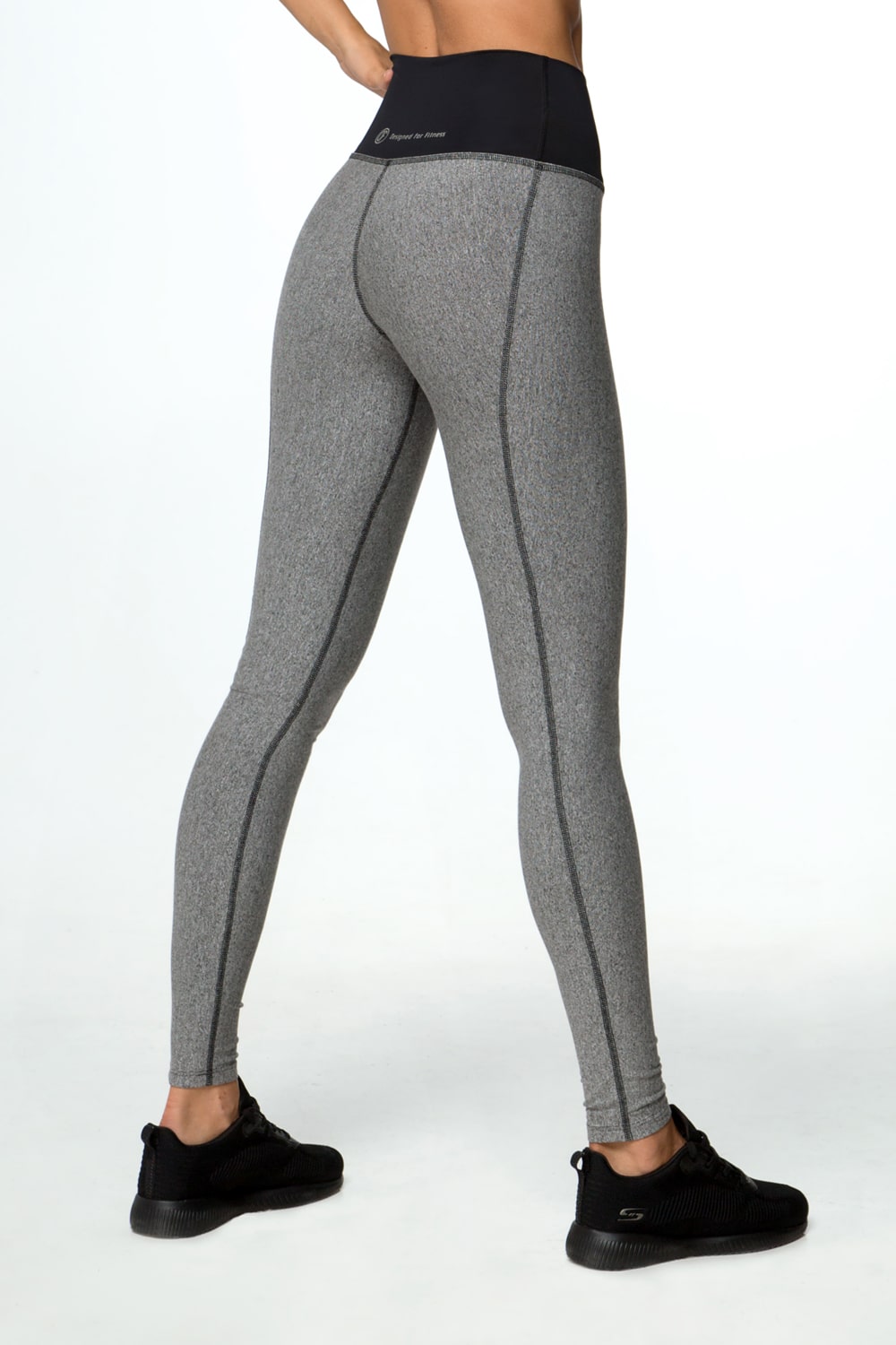 JERSEY HIGH WAIST BLACK LEGGINGS