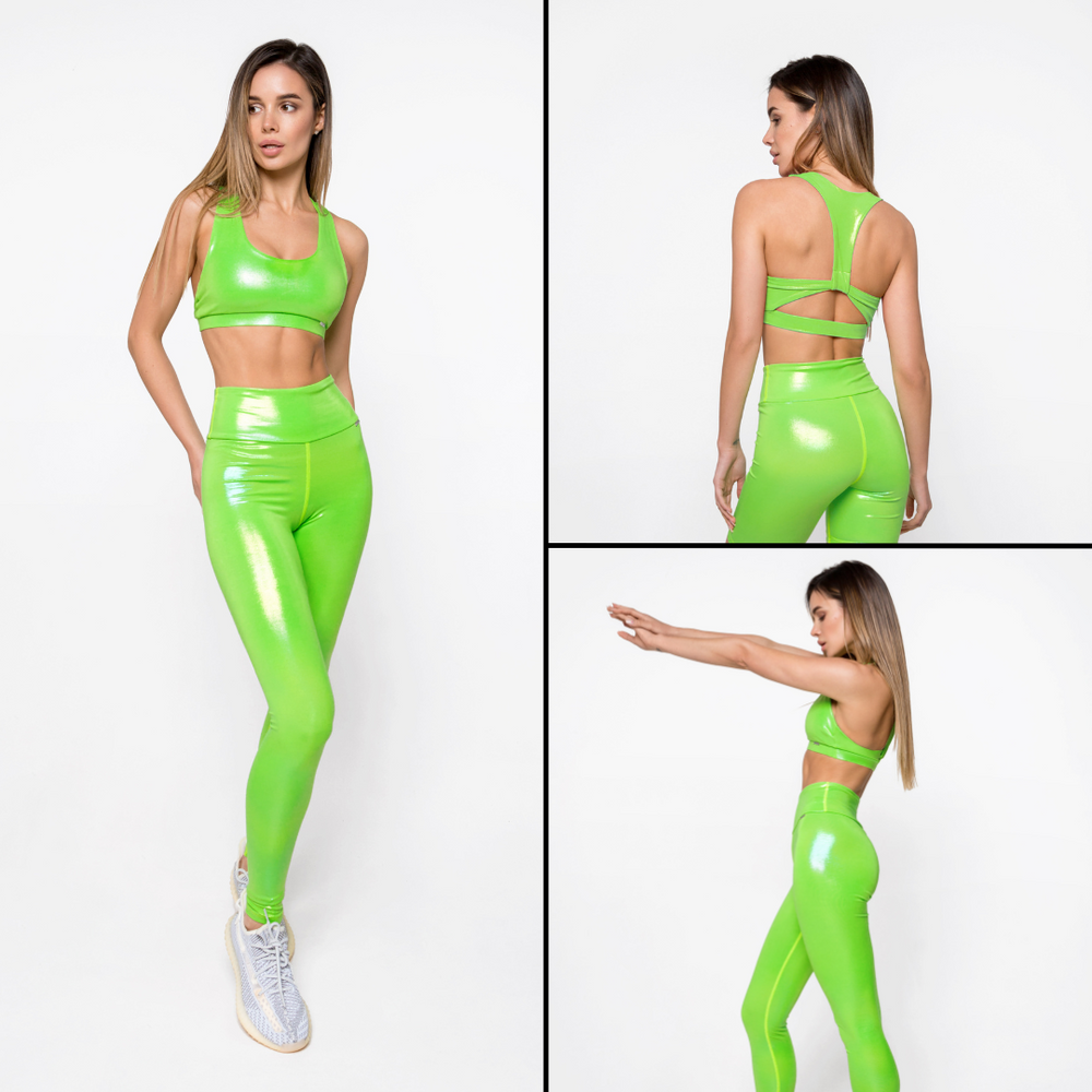 LUMINAS KIWI LEGGINGS + LUMINAS KIWI BRA TOP