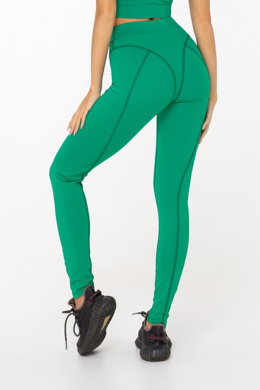 VOGUE GREEN LEGGINGS + VOGUE GREEN BRA TOP