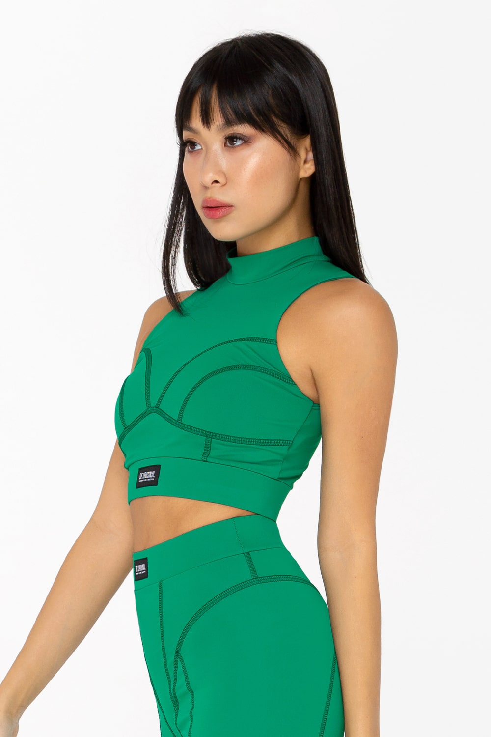 VOGUE GREEN LEGINGI + VOGUE GREEN BRA TOPS